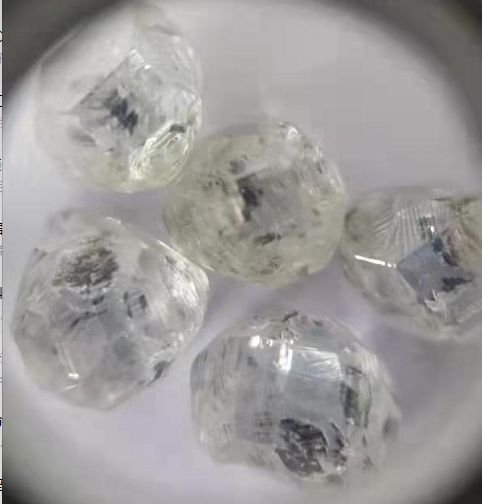 Synthetic uncut diamond HPHT white rough diamond lab grown diamond for jewelry vvs vs DEF  4