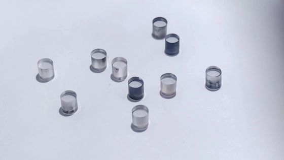Dia 2.5 X 3mm Colorless CVD Diamond Cylinder Optical Grade Top And Bottom Polished