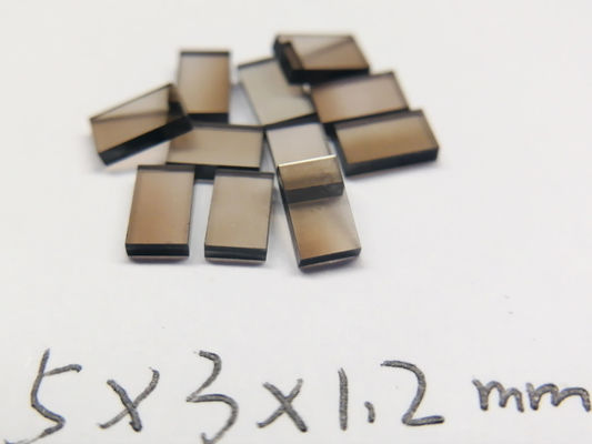 5x3x1.2mm Mono CVD Lab Grown Diamonds Single Crystal Synthetic Diamonds