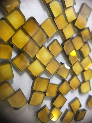 OEM  MCD Yellow Lab Grown Diamond For Machining And Cutting Tools