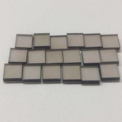 Monocrystaline Uncut CVD Lab Grown Diamonds 3x3x1.5mm Brownish Color