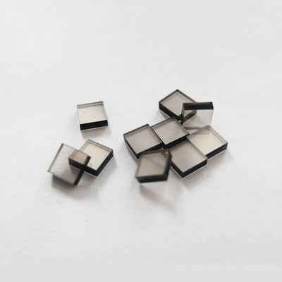 Monocrystaline Uncut CVD Lab Grown Diamonds 3x3x1.5mm Brownish Color