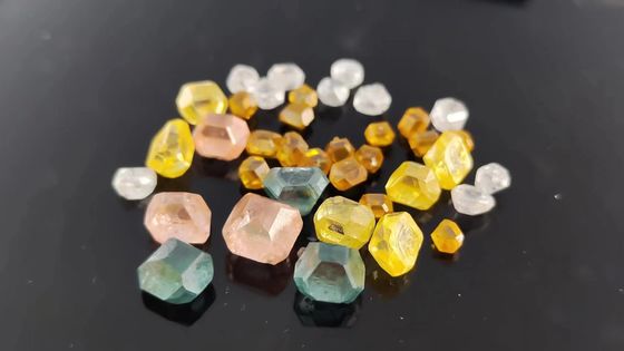 HPHT Pink Bule Green Yellow Uncut Diamond CVD Lab Grown Colored Rough Diamond