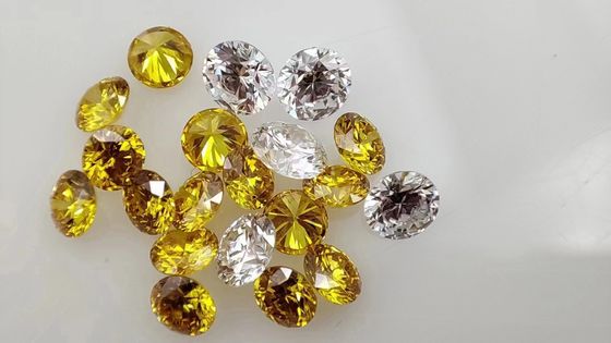 HPHT Pink Blue Yellow  Rough CVD Lab Grown Diamond Color Diamond Substrate