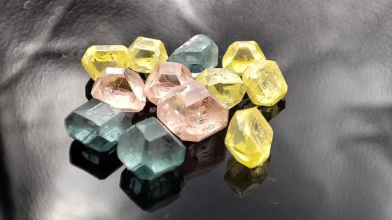 Pink cvd hpht lab diamond vvs vs pink rough diamond pink raw uncut hpht rough lab grown diamond for jewelry