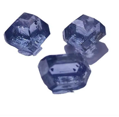 Pink And Blue HPHT Rough Lab Created Diamond Round Shape Brilliant Cut