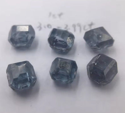 Blue Uncut HPHT Rough Diamond Industrial Synthetic Diamond For Gem