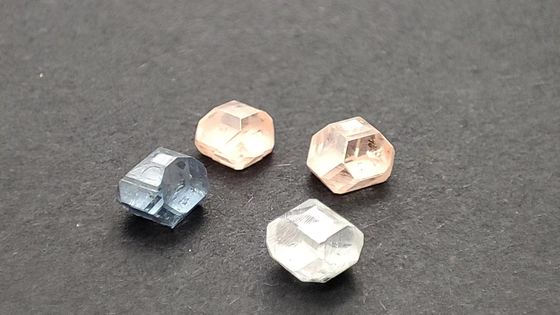 Round Shape Pink Vs Vvs Uncut Rough HPHT Diamond Industrial Grade