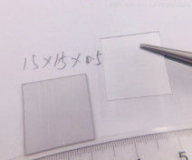 CVD Single Crystal Lab Grown Diamond Seeds Colorless 15x15x0.3mm