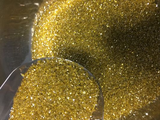Industrial Yellow HPHT Lab Grown Diamonds Large Size Monocrystalline Diamond