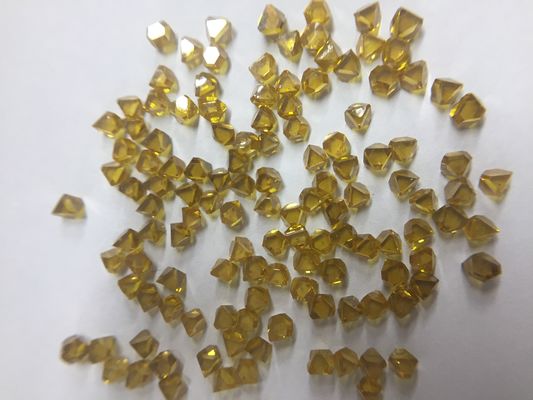 Raw Mono Crystal Industrial Diamond Grit Sharp Corner MCD Yellow Hpht Rough Diamond