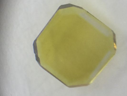 Lab Grown Synthetic Yellow Diamond Hpht Mono Diamond Plates 3*3*0.3mm