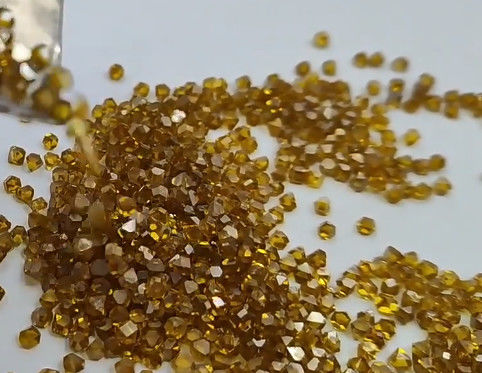 HPHT Rough Lab Grown Yellow Diamond 2.8mm 80 Grade For Dressing Tools