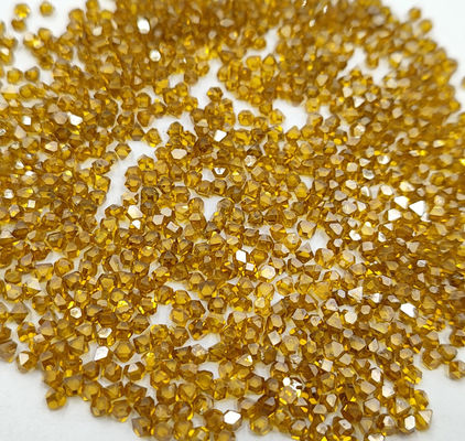 HPHT Rough Lab Grown Yellow Diamond 2.8mm 80 Grade For Dressing Tools
