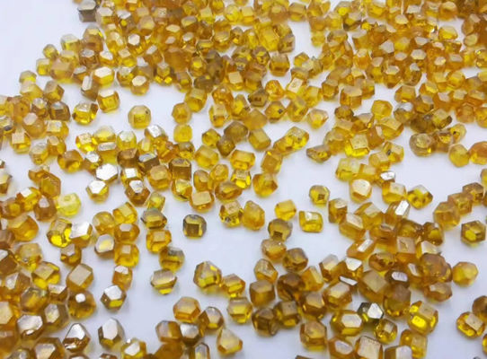 Yellow Rough Lab Grown Diamonds Hpht 3mm 3.5mm 4mm 4.5mm 5mm