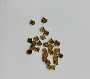 Yellow HPHT Synthetic MCD Diamond Round Square Grits Industrial Abrasives For Cutting Tools