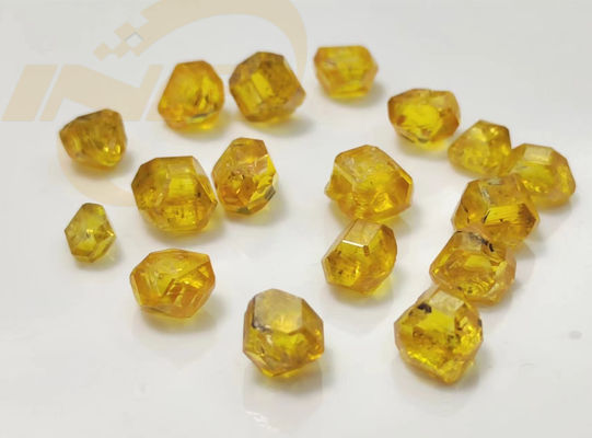 Yellow Uncut  Rough Diamond Lab Grown Synthetic Diamond For Gem