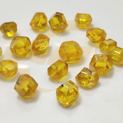 Yellow Uncut  Rough Diamond Lab Grown Synthetic Diamond For Gem