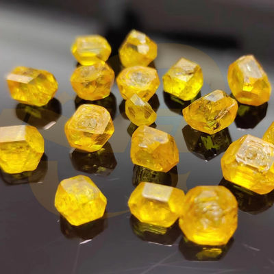 Yellow Uncut  Rough Diamond Lab Grown Synthetic Diamond For Gem