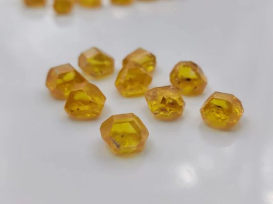0.5-11ct  HPHT Big Size Yellow Rough Diamond Uncut Raw Diamond Stone