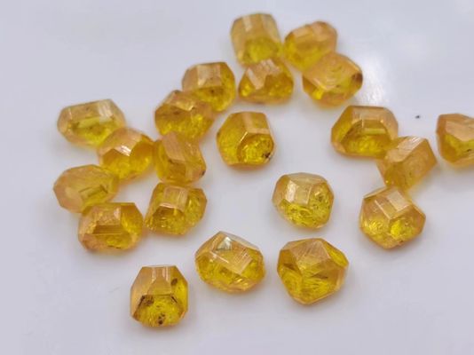 0.5-11ct  HPHT Big Size Yellow Rough Diamond Uncut Raw Diamond Stone