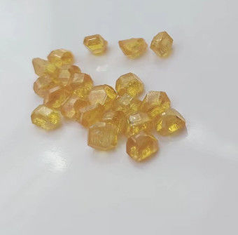 Fancy Yellow HPHT Rough Synthetic Diamond Laboratory Grown For Grinding