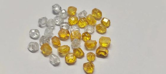 0.4-1ct Synthetic Yellow HPHT Rough Diamond Lab Created For Diamond Tools