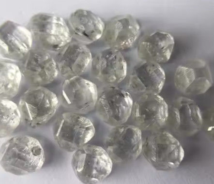 10-15ct Big Size White HPHT Rough Lab Grown Diamond For Grinding