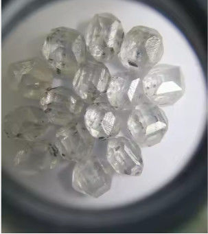 10-15ct Big Size White HPHT Rough Lab Grown Diamond For Grinding