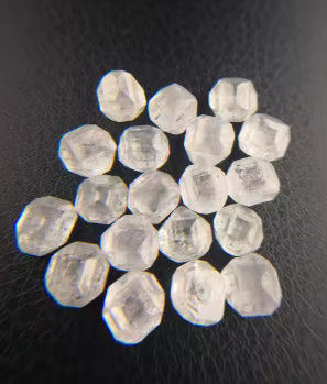 10-15ct Big Size White HPHT Rough Lab Grown Diamond For Grinding