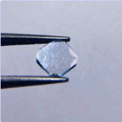 Light or Heavy HPHT Boron Doped Diamond Single Crystal Diamond Plate for Substrate