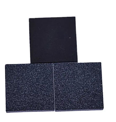 Black Polycrystalline BDD Diamond Boron Doped CVD Diamond Rough Surface High Pure