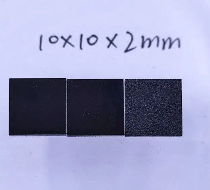 Black Polycrystalline BDD Diamond Boron Doped CVD Diamond Rough Surface High Pure