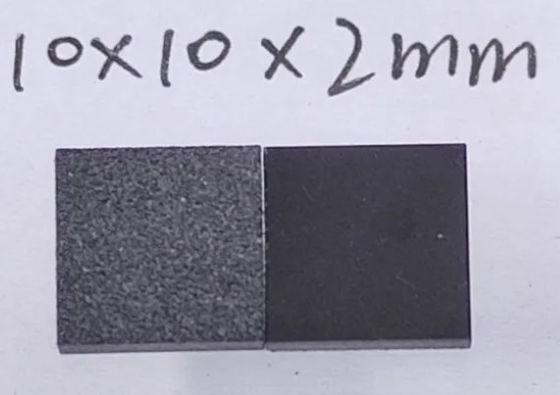 Black Polycrystalline BDD Diamond Boron Doped CVD Diamond Rough Surface High Pure