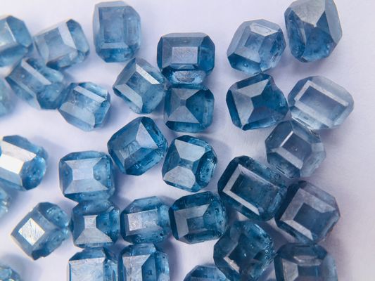 Light Blue color HPHT rough diamond, Dark blue color rough diamond stone, uncut lab grown blue diamond Boron doped hpht diamond 0.1-5ct 