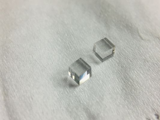 Cube Or Triangle Optical CVD Diamond Prism Mono / Single Crystalline CVD Diamond