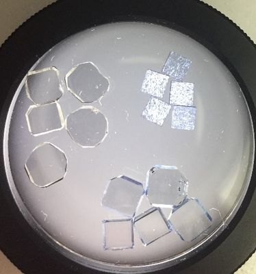 Light or Heavy HPHT Boron Doped Diamond Single Crystal Diamond Plate for Substrate