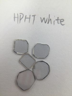 HPHT IIA Type Colorless White Diamond Plate Lab Grown Diamond Plate 111 110 100 Orientation square Round Shape