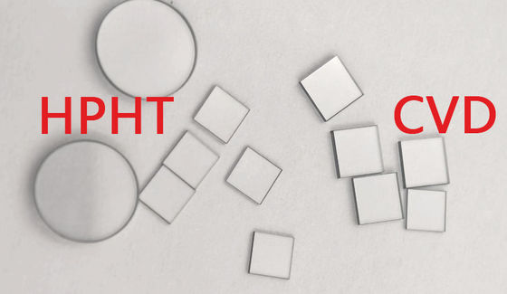 HPHT IIA Type Colorless White Diamond Plate Lab Grown Diamond Plate 111 110 100 Orientation square Round Shape