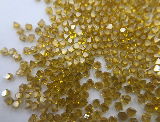 yellow Color HPHT Rough Mono Crystal Diamond Industrial Grade for cutting tools