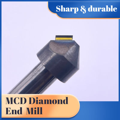MCD Monocrystalline Diamond End Mill Chamfer Cutter Acrylic Specific Diamond Engraving Cutter