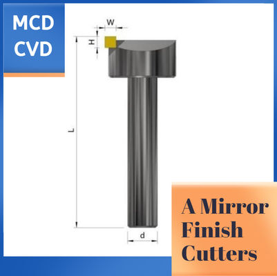 Mirror Finish Electronic CVD Diamond Cutter Diamond Cutting Tools For Plane Bracelets