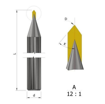 Type A Electronic CVD Diamond Carving Cutter For High Performance Carving