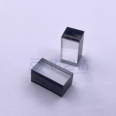 Polished Optical Grade Single Crystal Diamond Cube For Laser Heads Customizable