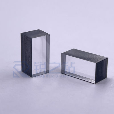 Polished Optical Grade Single Crystal Diamond Cube For Laser Heads Customizable