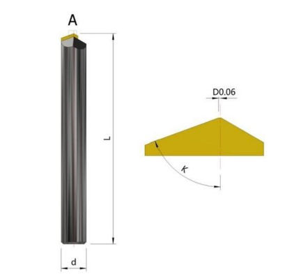 Type A Electronic Cvd Diamond Marking Cutters For Three Dimensional Product Design
