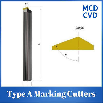 Type A Electronic Cvd Diamond Marking Cutters For Three Dimensional Product Design