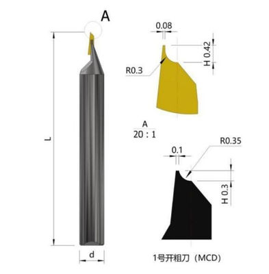 Industrial Electronic CVD Diamond Bead Forming Cutter For Smooth And Accurate Results