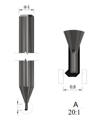 Micro Pave Setting Cutter PCD MCD Diamond Tools Precision Positioning