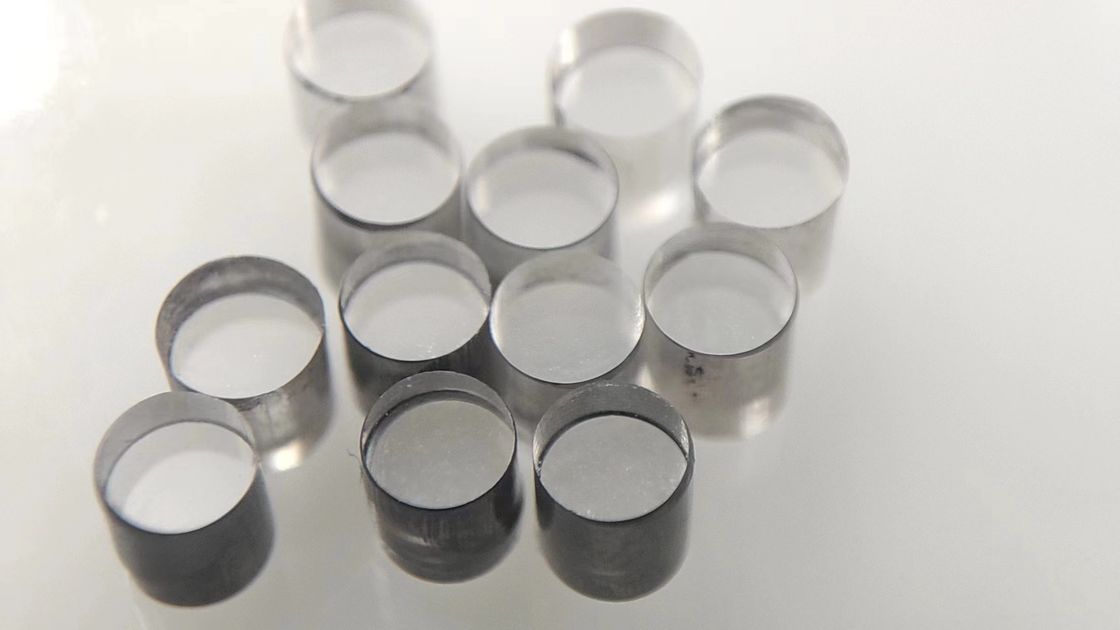 Dia 2.5 X 3mm Colorless CVD Diamond Cylinder Optical Grade Top And Bottom Polished